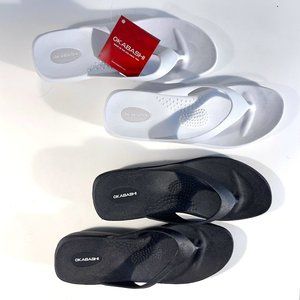 2 pr Okabashi Splash Women's Flip Flops Large - NWT/NWOT